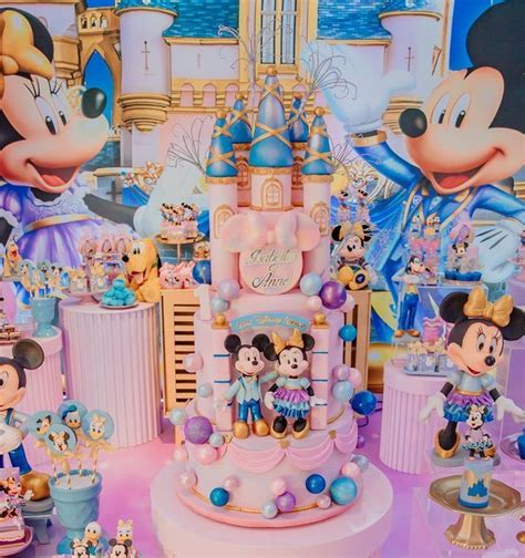 Bolo Fake Mickey E Minnie Anos Artofit