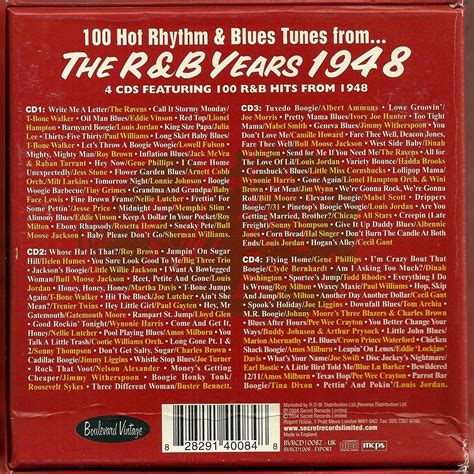 100 Hot Rhythm And Blues Tunes From The Randb Years 1948 Cd1 Mp3 Buy Full Tracklist