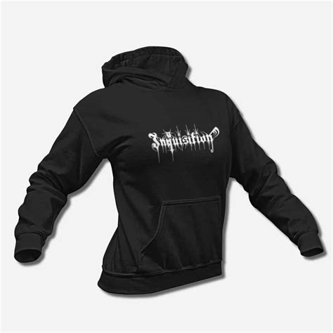 Inquisition Band Hoodie, Inquisition Logo Hooded Sweatshirt, Thrash Metal, Black Metal ...