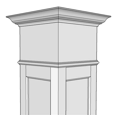 Elite Extra Large Recessed Panelled Column Or Post Cover I Elite