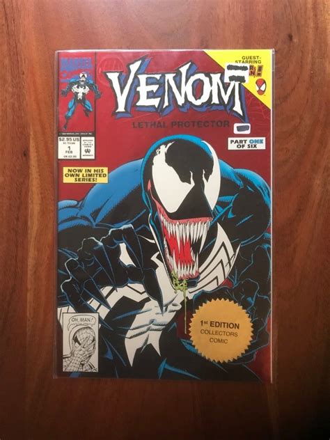 Venom Lethal Protector 1 Feb 1993 Marvel Antique Price Guide