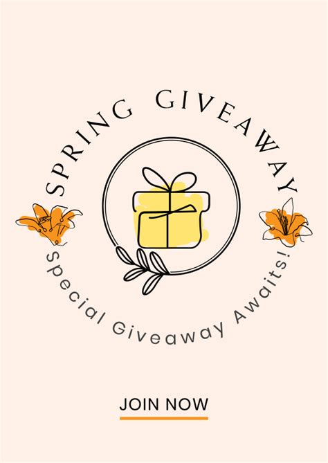 Spring Giveaway Letterhead | BrandCrowd Letterhead Maker