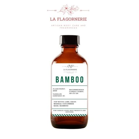 Fresh Bamboo Fragrance Oil For Candles Soaps Diffusers Perfumes And