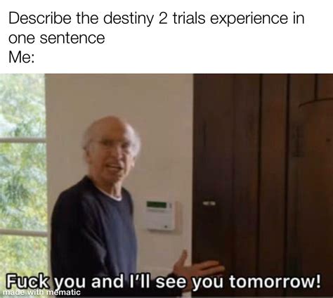 It’s a love hate relationship : destiny2