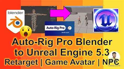 Auto Rig Pro Blender To Unreal Engine Retargeting Player