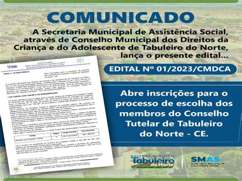 Aberta as inscrições para o processo de escolha dos membros do Conselho