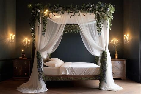 Premium Photo Midsummer Nights Dream Canopy Bed