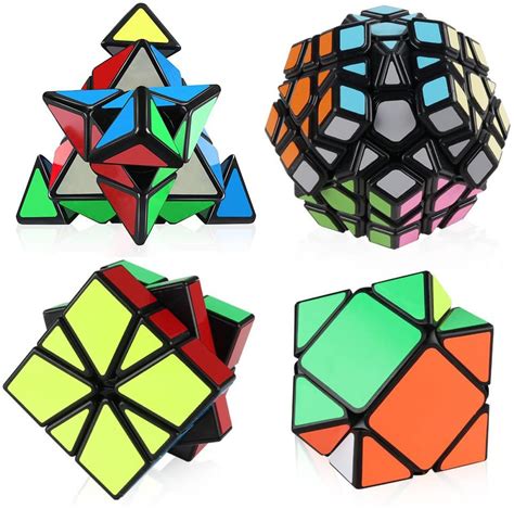 Box Cubo Mágico Moyu Megaminx Pyraminx Square 1 Skewb Preto