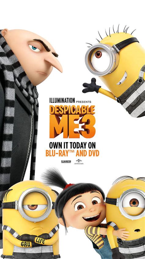 Download Felonious Gru With Minion Despicable Me 3 Wallpaper