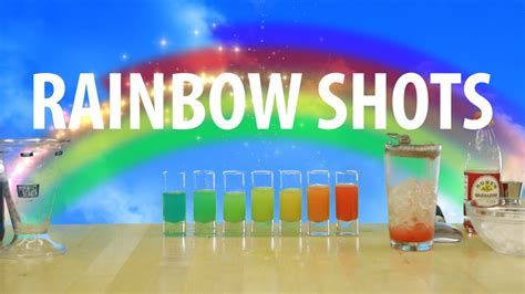 How To Make Rainbow Shots Youtube