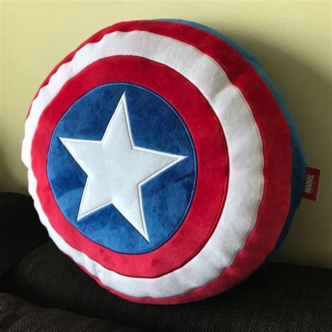 Marvel Captain America Shield Decorative Pillow Captain America