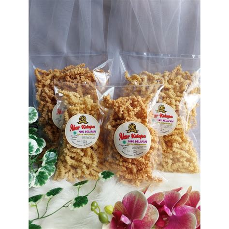 Jual Kue Akar Kelapa Khas Betawi Gram Nol Delapan Snack Shopee