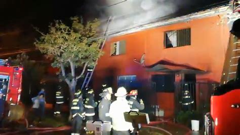 Incendio Afectó A Cuatro Viviendas En Ñuñoa Cooperativacl