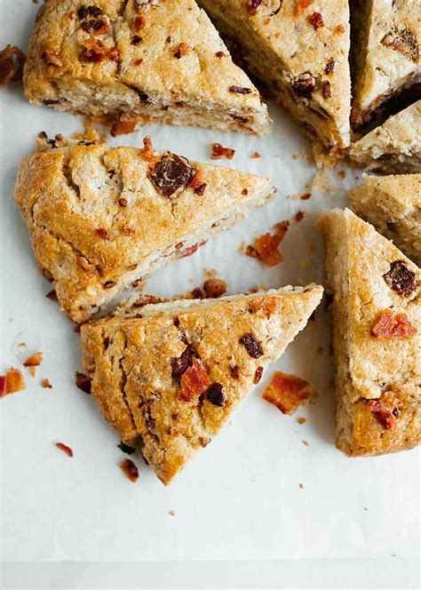 Maple Bacon Scones - Wood & Spoon