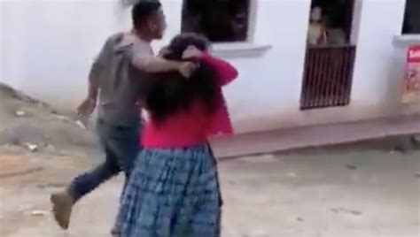 Violencia Video Muestra El Momento En El Que Un Hombre Agrede A Una Mujer Embarazada En Alta