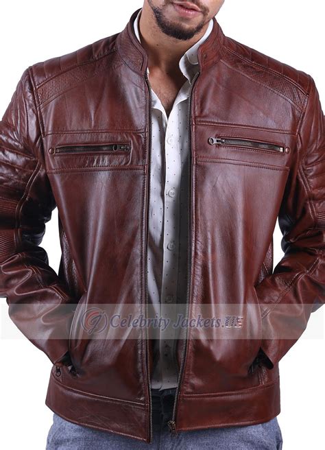 Distressed Cafe Racer Jackets In Leather Motorcycle Style