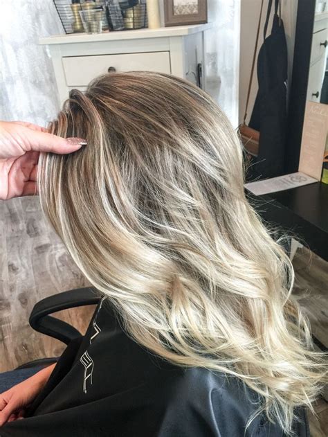 Blonde Balayage Babylights Melissadifortiglam Boise ID Hair