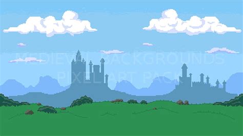 Free Download 2d Pixel Art Medieval Background Pack 2d Unity Asset