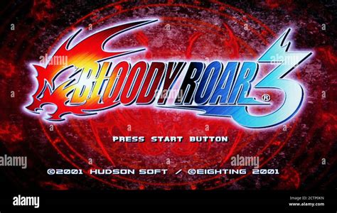 Bloody Roar 3 Sony Playstation 2 Ps2 Editorial Use Only Stock Photo