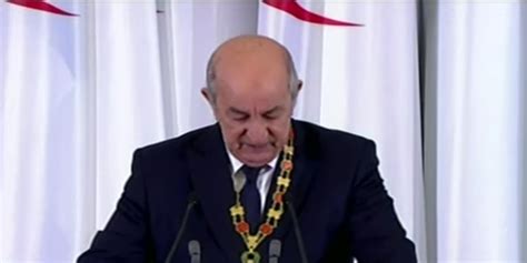 VidÉo Réécoutez Le Premier Discours De Tebboune à La Nation — Tsa