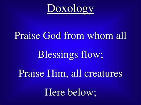 PPT - Doxology PowerPoint Presentation, free download - ID:2991108