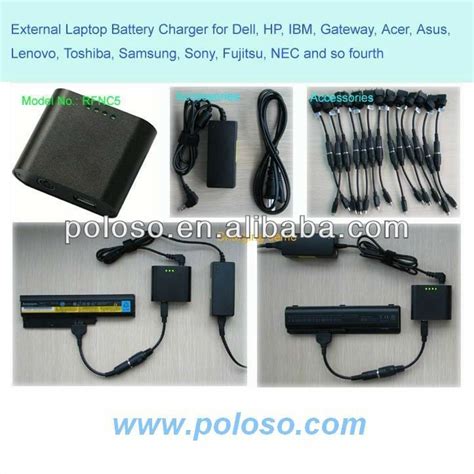 Universal External Laptop Battery Charger For Dell Hp Lenovo Ibm And So