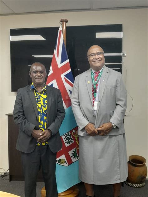 Minister Manele meets with Fiji’s Deputy Prime Minister - Solomon ...