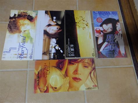 【やや傷や汚れあり】8cmシングルcd 5枚セット 中森明菜 月華二人静水に挿した花moonlight Shadowdear