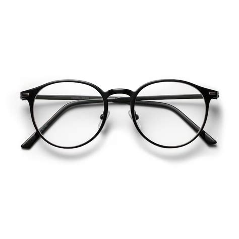 Premium Photo | Black round eyeglasses with thin metal frame gothic ...