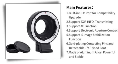 Commlite EF-FX and EF-EOS R AutoFocus Adapters - Fuji Rumors