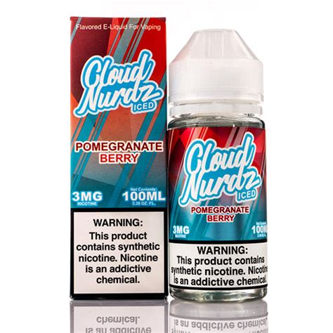 Pomegranate Berry Iced E Juice By Cloud Nurdz