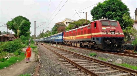 Gujarat To Tamil Nadu Train ADI MAS Express Behind Mid Lamp Mounted