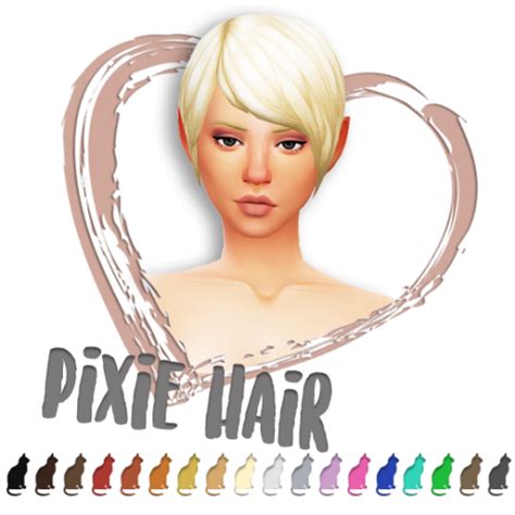 Download151885 Sims Sims 4 Pixie Hairstyles