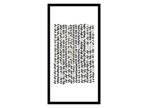 Array Black Chevron Wall Art Raymour Flanigan