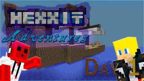 Ahoy Mateys Minecraft Hexxit Day 1 YouTube