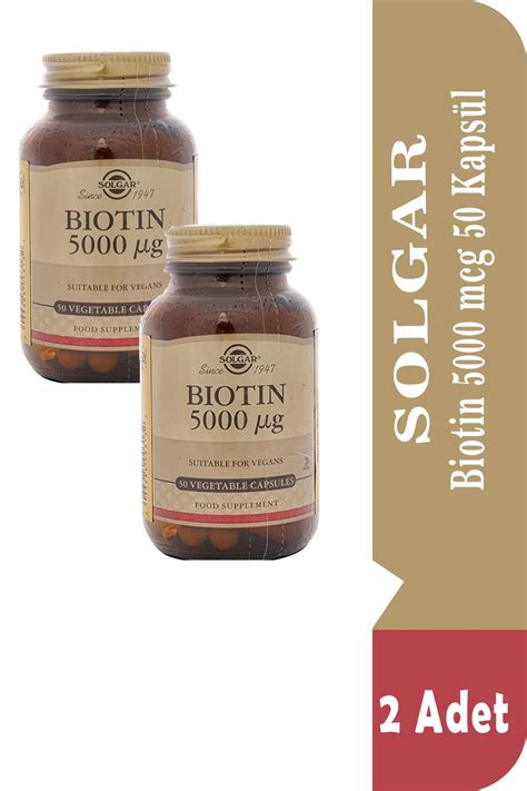 Solgar Biotin Mcg Kaps L Adet