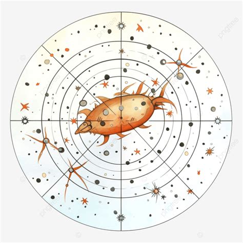 Zodiac Pisces Constellation Over White Zodiac Pisces Constellation