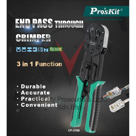 Pro Skit Cp N Modular End Pass Through Professional Crimper Mm