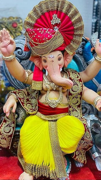 Amazing Ganesha Murti Ganpati Murti Hd Phone Wallpaper Off