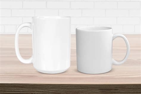 Premium Photo Oz And Oz Mug Mockup In Kitchen