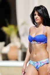 Jasmin Walia In A Blue Bikini By The Pool In Uae April Celebmafia