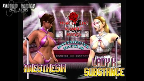 War Of The Rumble Roses Swimsuit Battle Anesthesia Vs Lady X