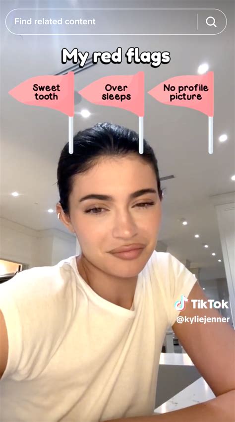 Kylie Jenner Revealed Her Red Flags On Tiktok