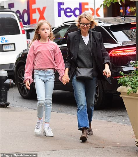 Naomi Watts Holds Hands With Her Son Samuel Kai 10 In New York