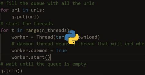 Daemon Threads In Python The Python Code