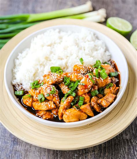 Asian Sticky Chicken Modern Honey