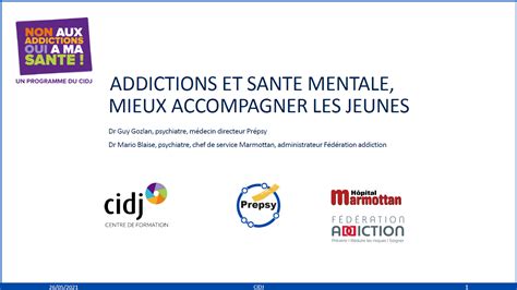 Retour Sur Le Webinaire Addictions Et Sant Mentale Mieux Accompagner