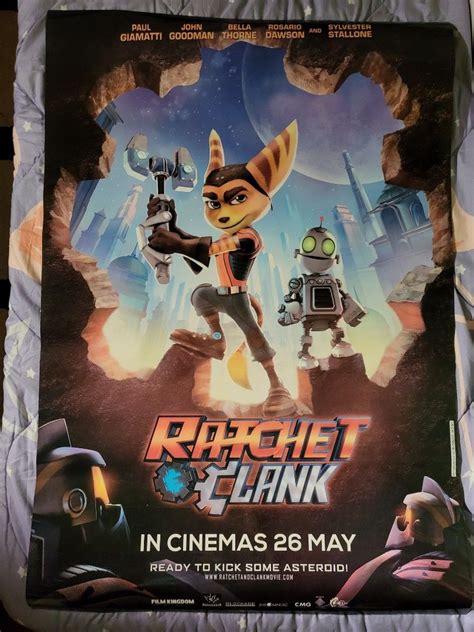 Ratchet & Clank Movie Poster, Hobbies & Toys, Collectibles ...