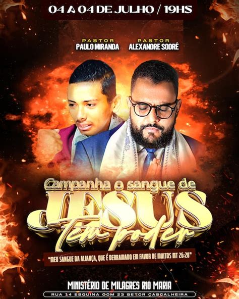 Campa A O Sangue De Jesus Tem Poder Cultura Igreja Louvor Campanha