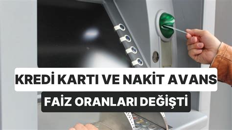 Resmi Gazete De Yay Mland Kredi Kart Ve Nakit Avans Faiz Oranlar